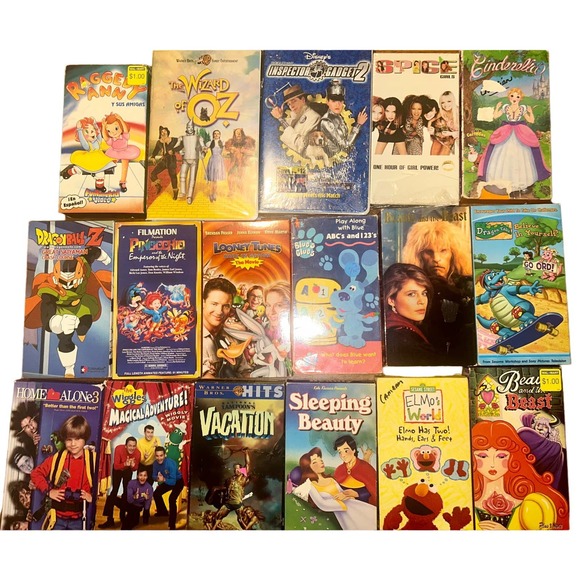 Vintage Lot Of 17 VHS Tapes Warner Brothers Collectible Movie Bundle Tv Show - Picture 5 of 7